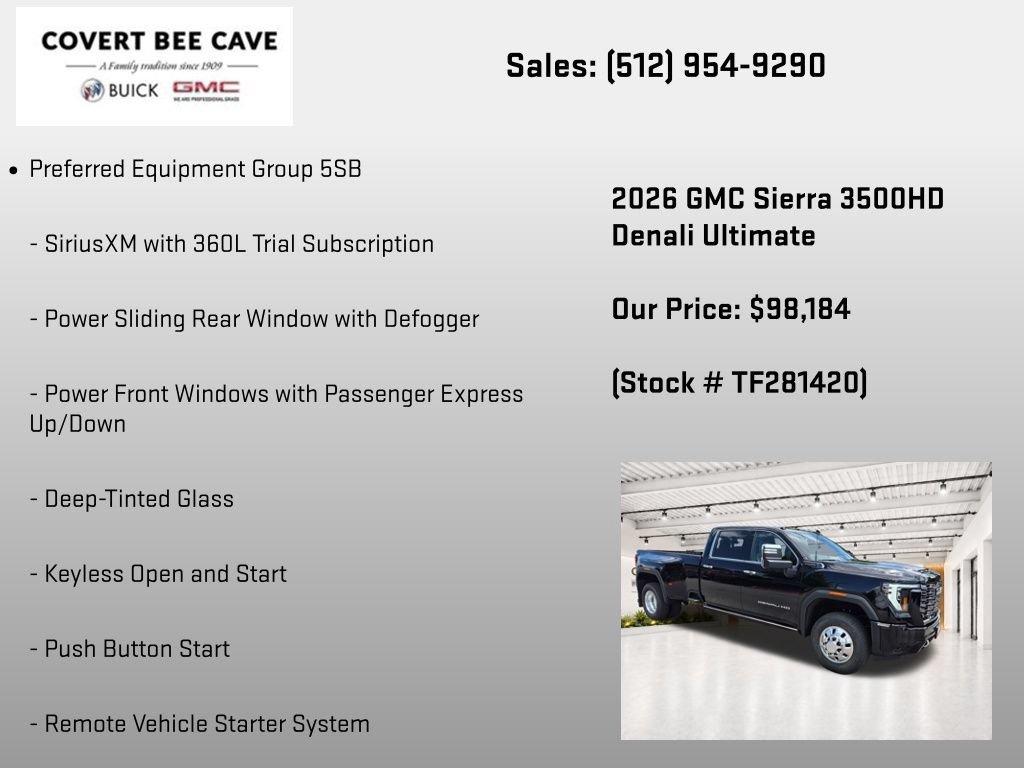 New 2026 GMC Sierra 3500 Denali Ultimate AWD/4WD image 7