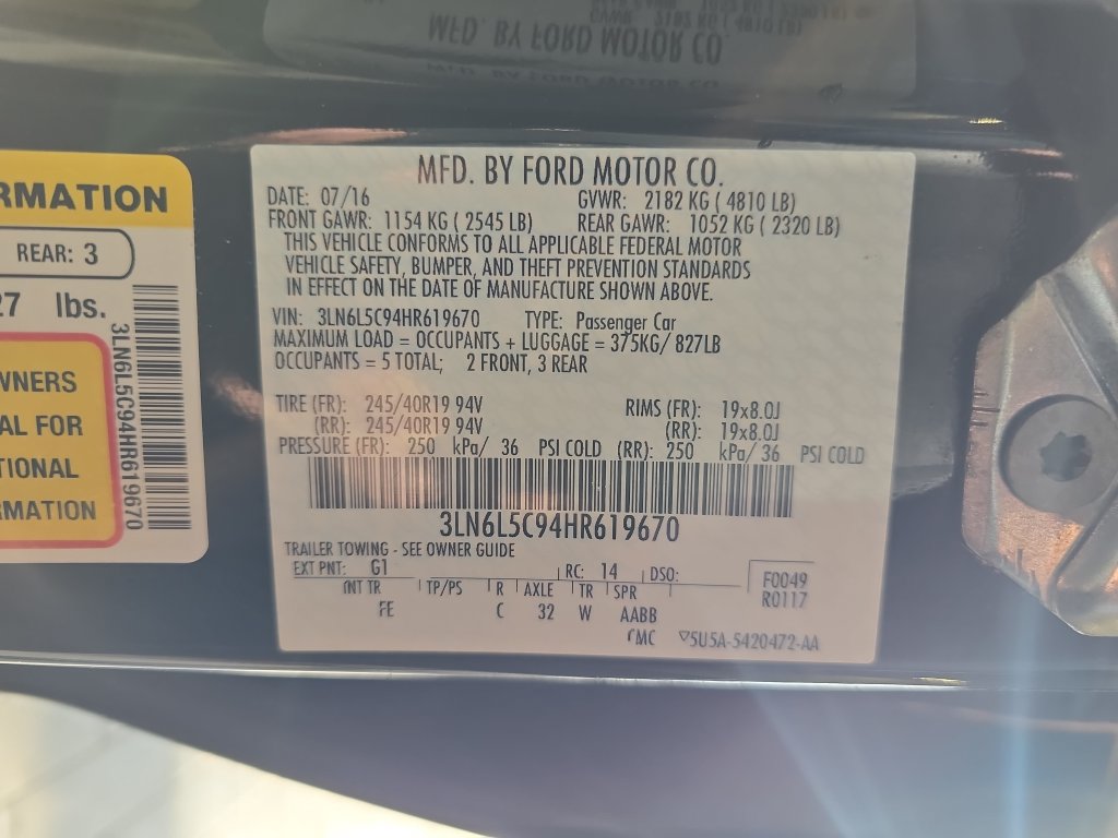 Used 2017 Lincoln MKZ Select w/ Technology Package FWD image 36
