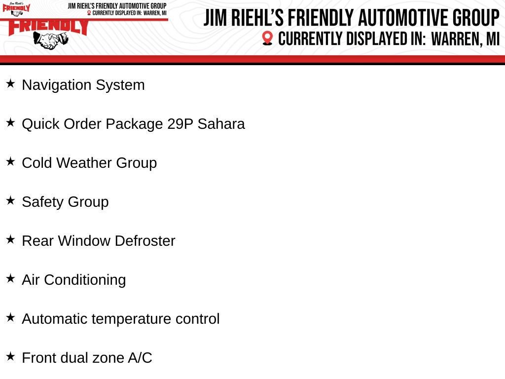 Used 2023 Jeep Wrangler Unlimited Sahara w/ Cold Weather Group