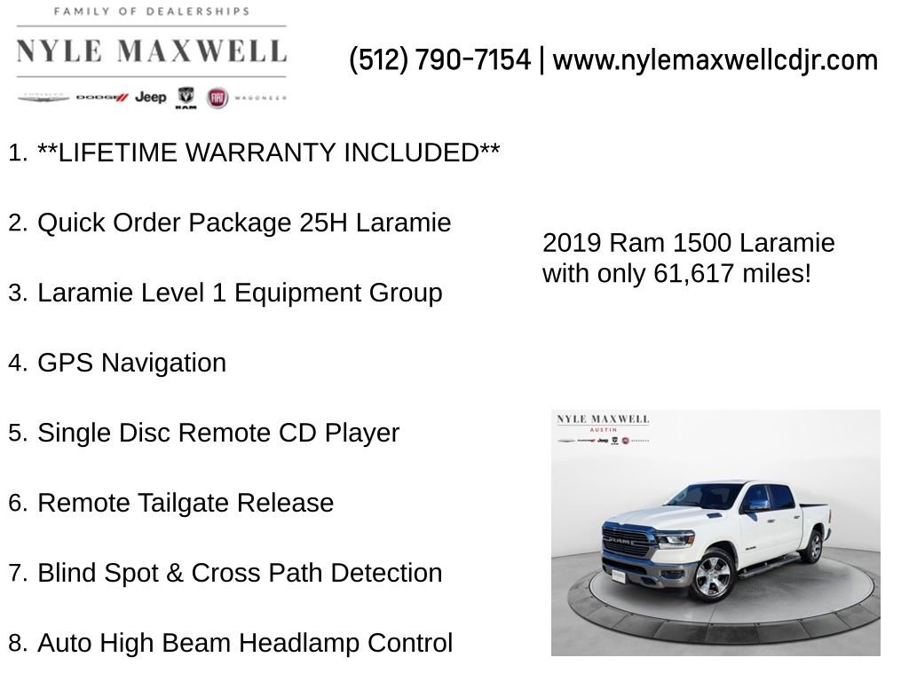 Used 2019 RAM 1500 Laramie image 12