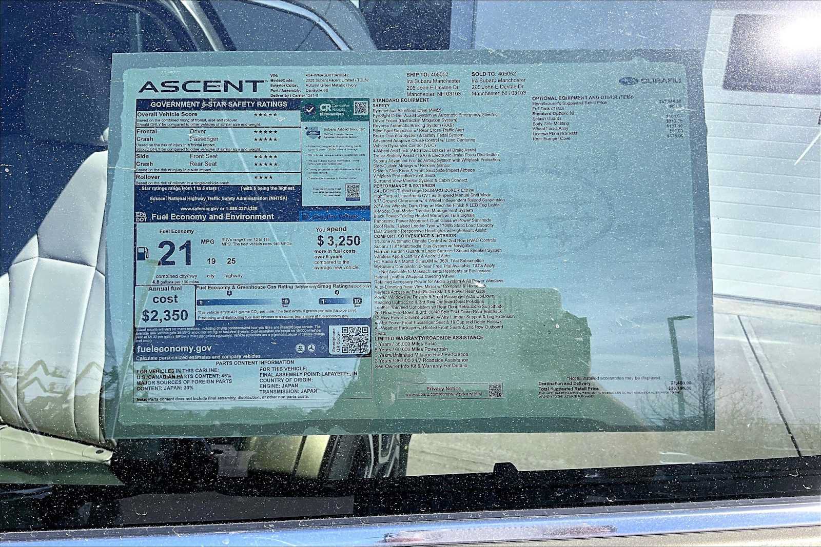 New 2026 Subaru Ascent Limited AWD/4WD image 19