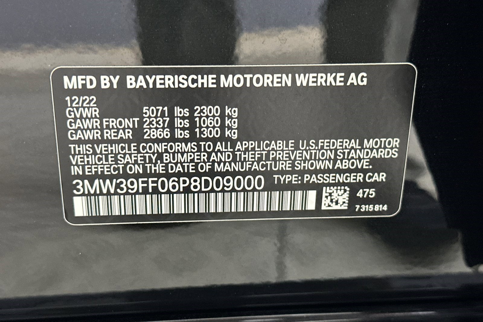 Certified 2023 BMW 330e w/ M Sport Package image 20