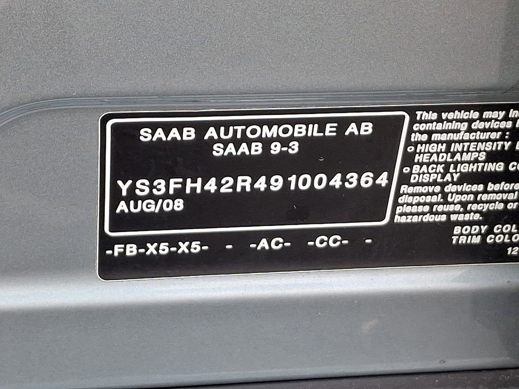 Used 2009 Saab 9-3 Aero image 29