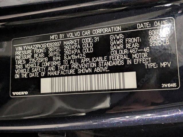 Used 2016 Volvo XC90 T6 Momentum w/ Momentum Plus Package image 25