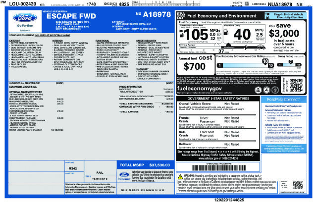 Certified 2022 Ford Escape SE w/ Convenience Package FWD image 4