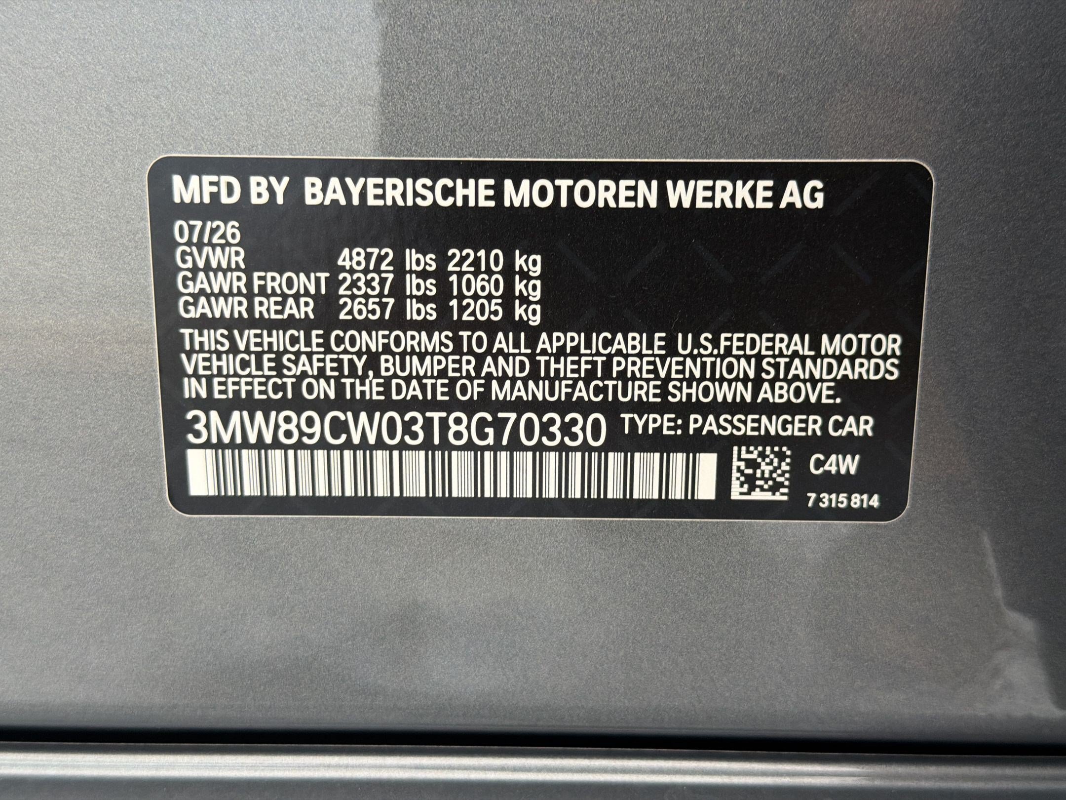 New 2026 BMW 330i xDrive Sedan w/ Premium Package AWD/4WD image 26