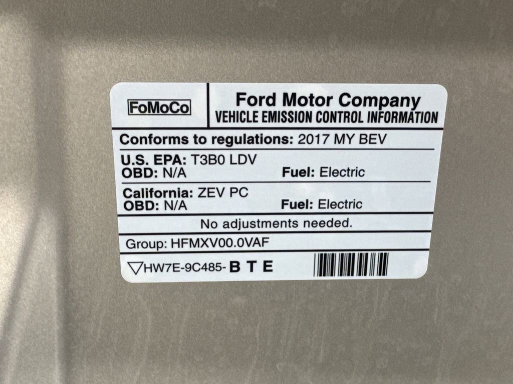 Used 2017 Ford Focus Electric Hatchback image 10