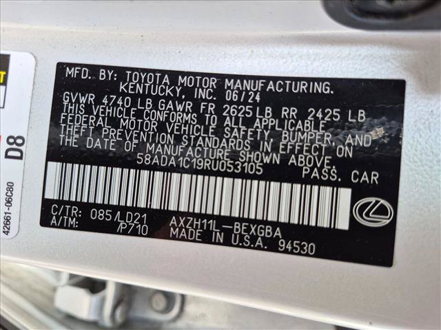 Used 2024 Lexus ES 300h w/ Premium Package FWD image 20