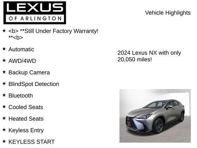 Certified 2024 Lexus NX 350h AWD image 8