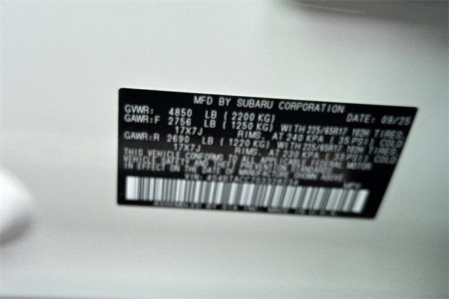 New 2025 Subaru Outback Premium image 23