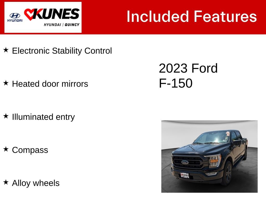 Used 2023 Ford F150 XLT w/ Equipment Group 302A High AWD/4WD image 3