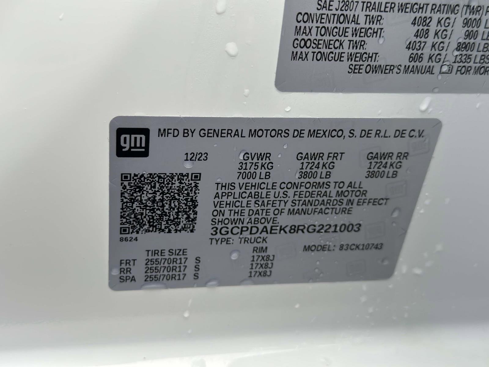 New 2024 Chevrolet Silverado 1500 W/T w/ WT Value Package image 28