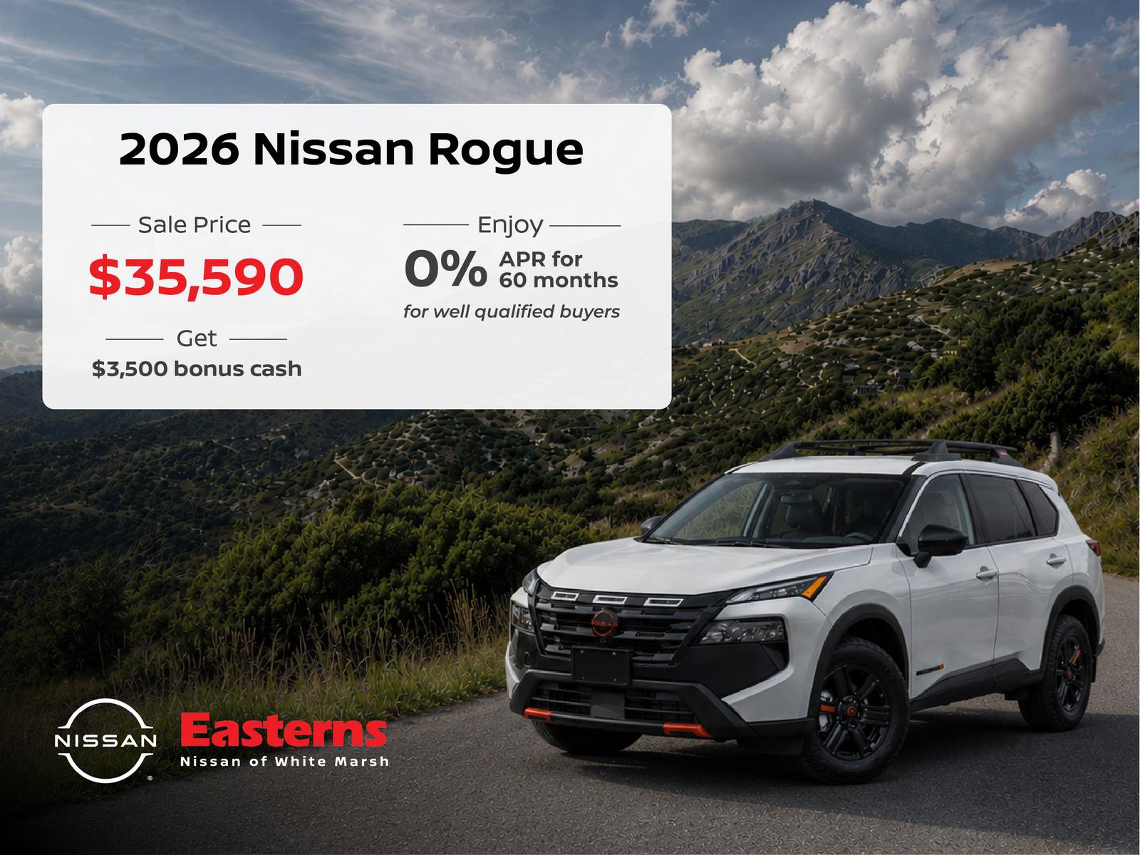 New 2026 Nissan Rogue SV AWD/4WD image 2