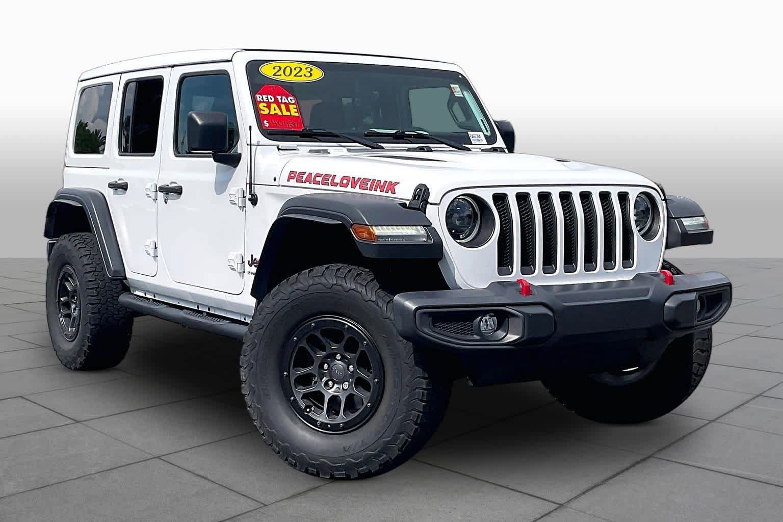 Used 2023 Jeep Wrangler Unlimited Rubicon w/ Xtreme 35 Tire Package AWD/4WD image 3