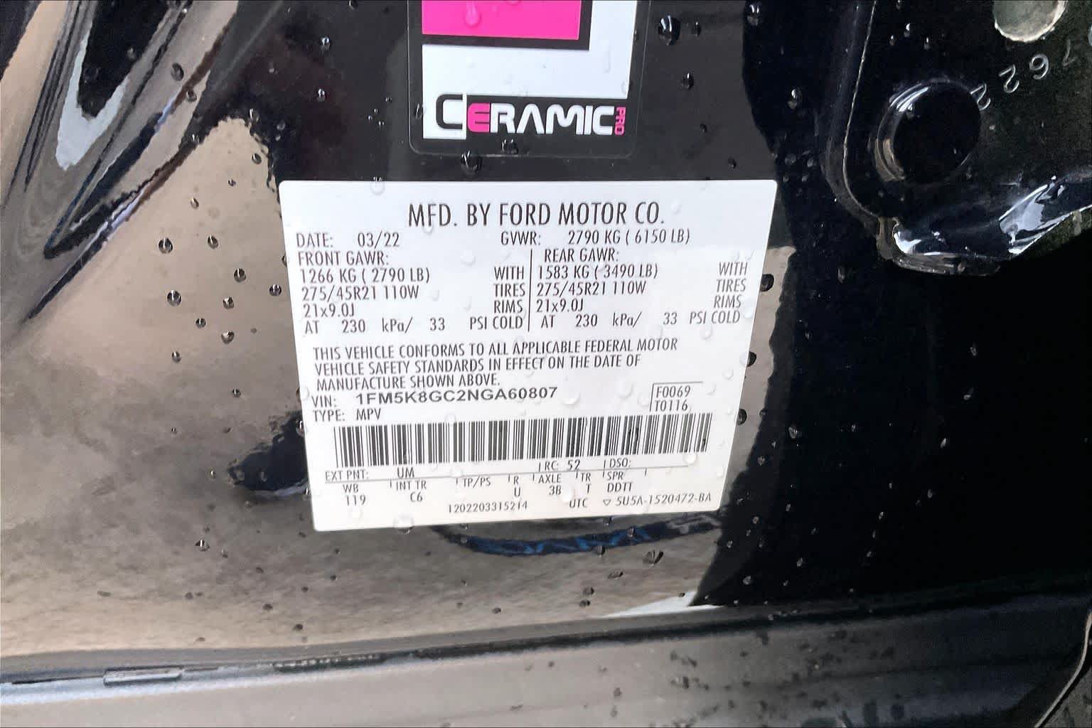 Used 2022 Ford Explorer ST w/ Equipment Group 401A AWD/4WD image 35