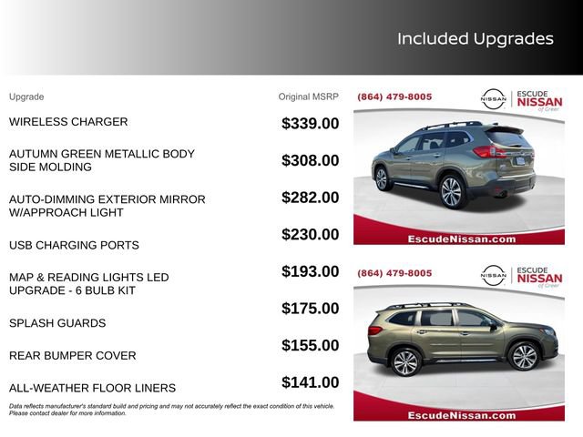 Used 2022 Subaru Ascent Touring AWD/4WD image 13