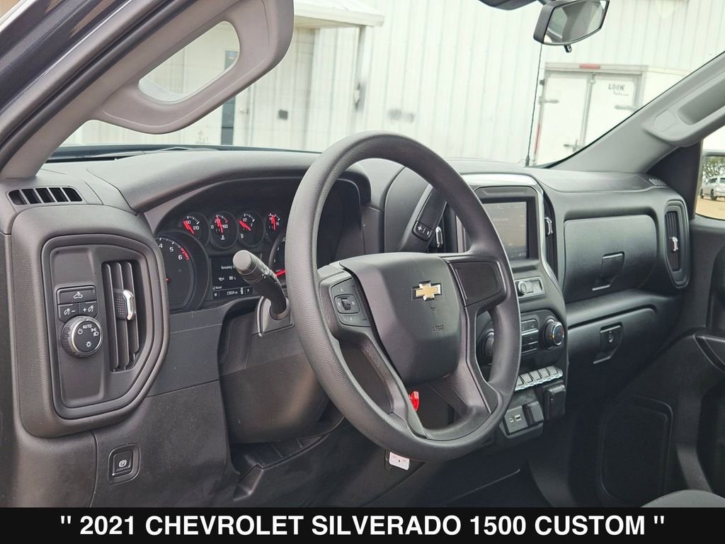 Used 2021 Chevrolet Silverado 1500 Custom w/ LPO, Dark Essentials Package RWD image 13