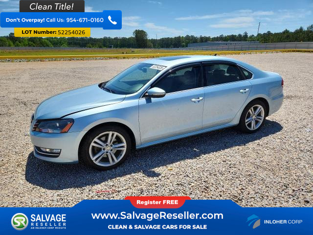 Used 2012 Volkswagen Passat 3.6 SE FWD image 1