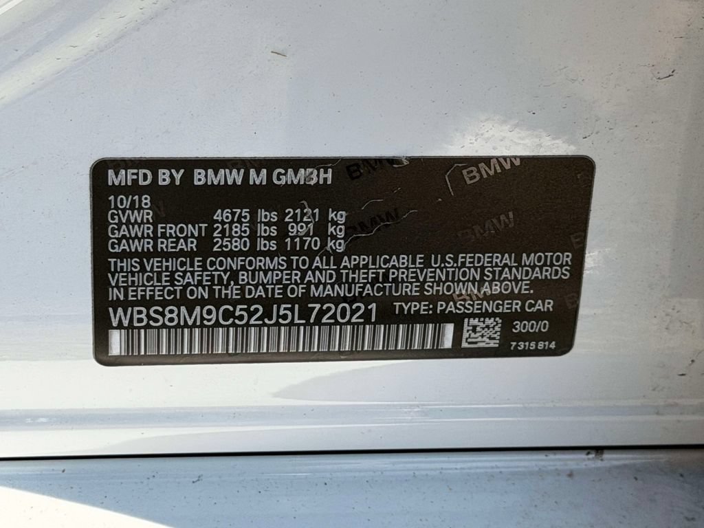 Used 2018 BMW M3 RWD image 30