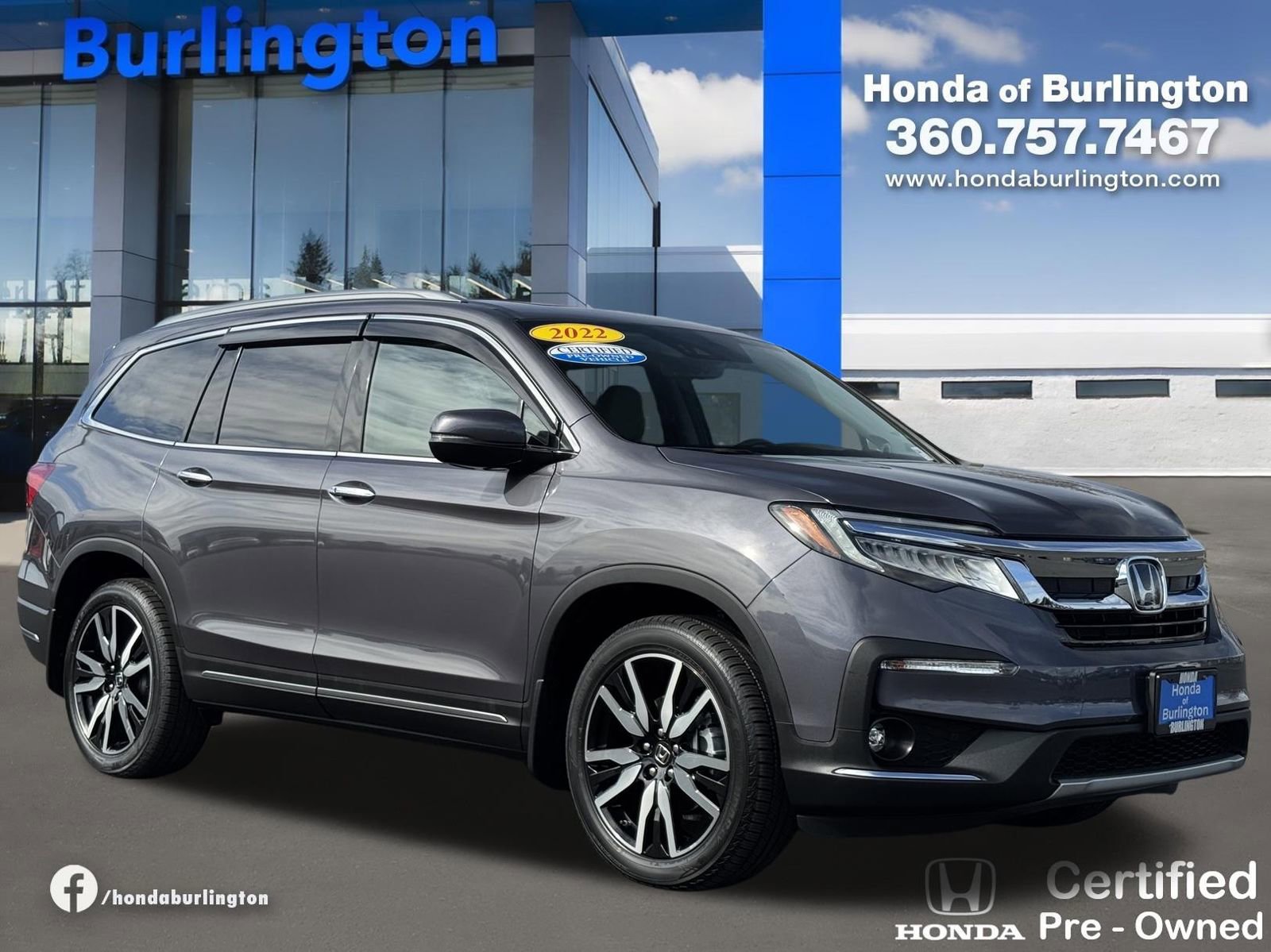 Certified 2022 Honda Pilot Elite image 10