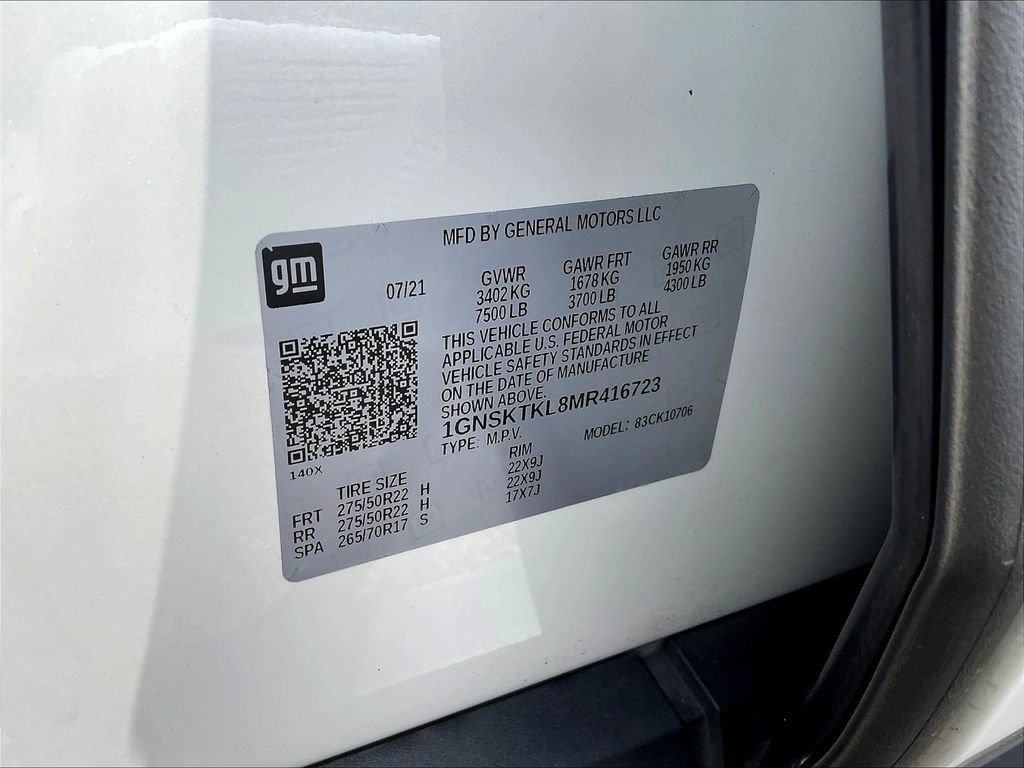 Used 2021 Chevrolet Tahoe High Country AWD/4WD image 21
