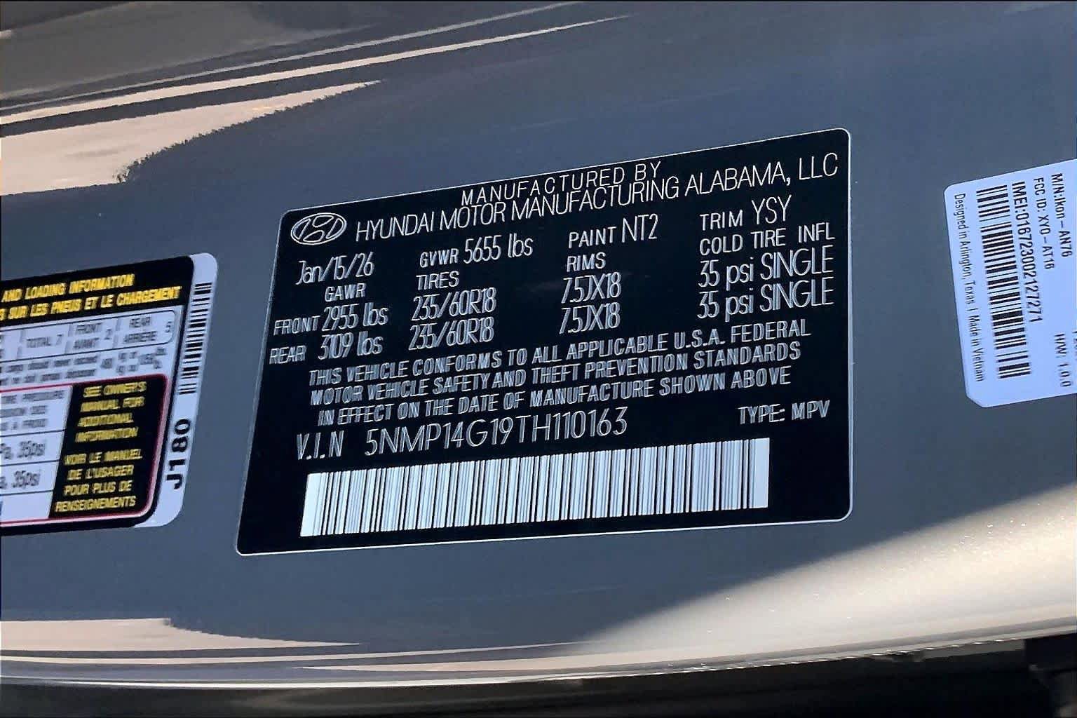 New 2026 Hyundai Santa Fe SE FWD image 19