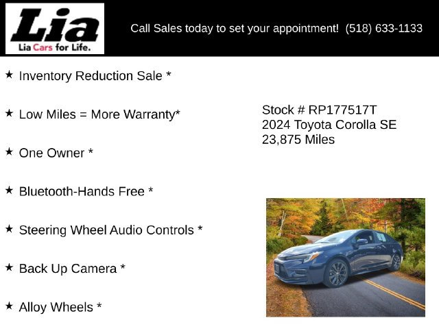 Used 2024 Toyota Corolla SE FWD image 6