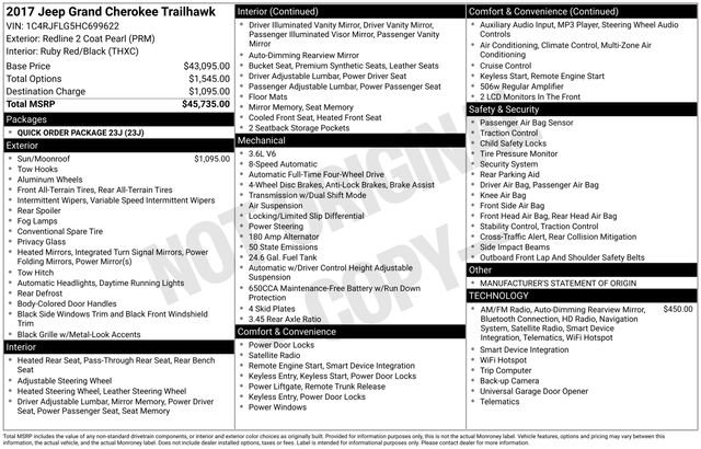 Used 2017 Jeep Grand Cherokee Trailhawk image 3