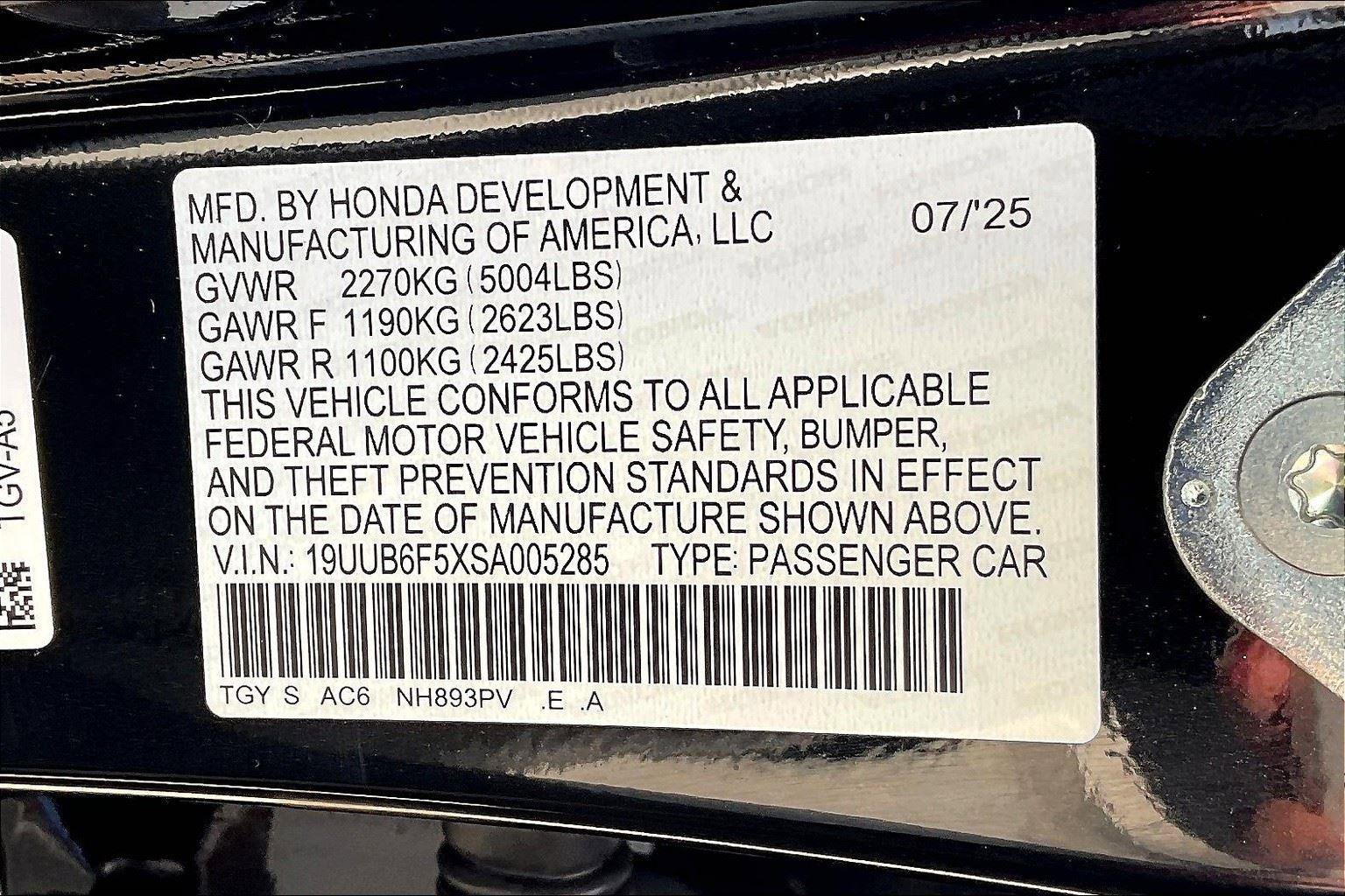 New 2025 Acura TLX SH-AWD w/ A-SPEC Pkg image 20