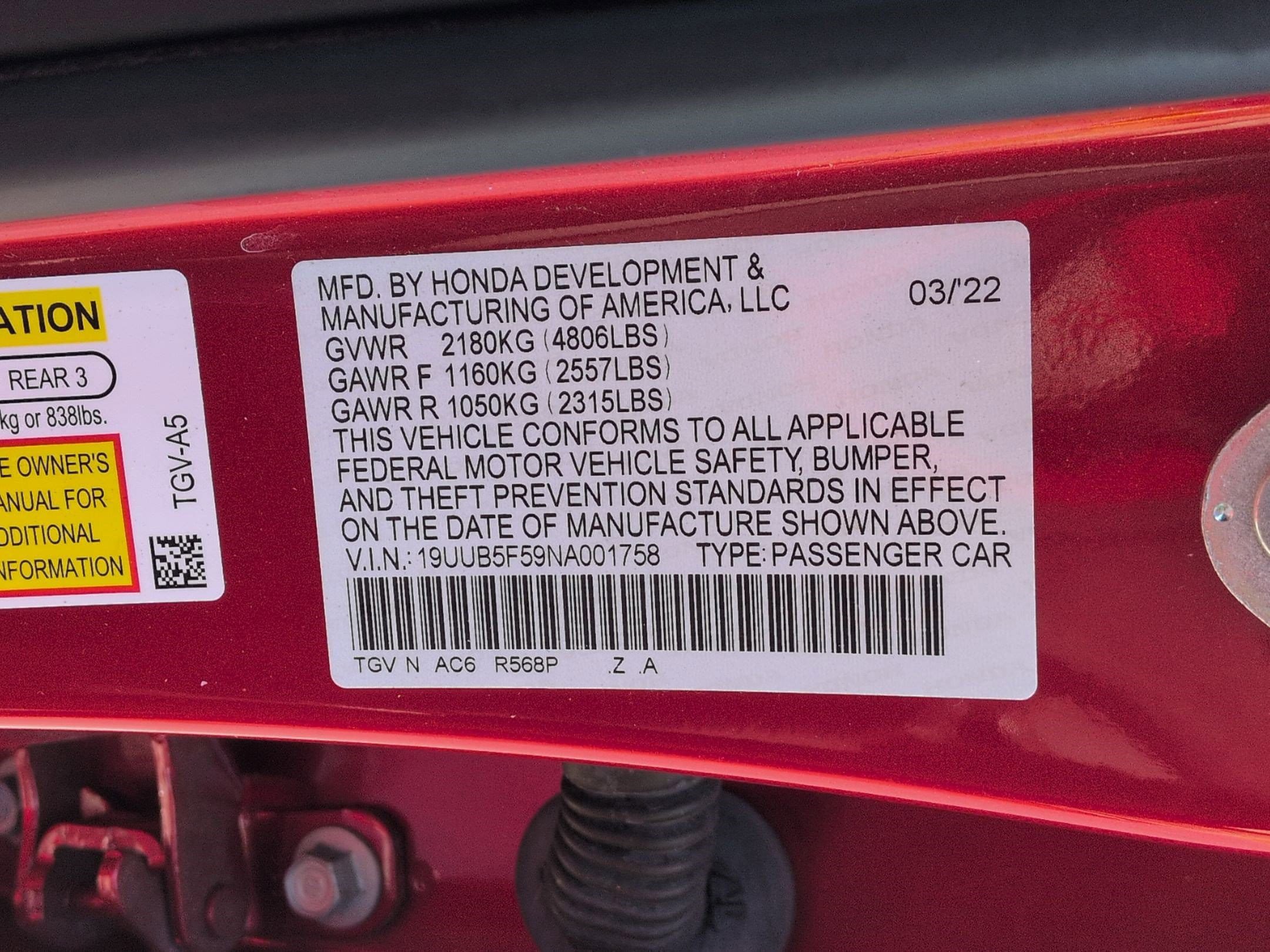 Used 2022 Acura TLX w/ A-SPEC Pkg FWD image 38