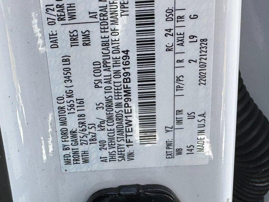 Used 2021 Ford F150 XLT w/ Equipment Group 302A High AWD/4WD image 43