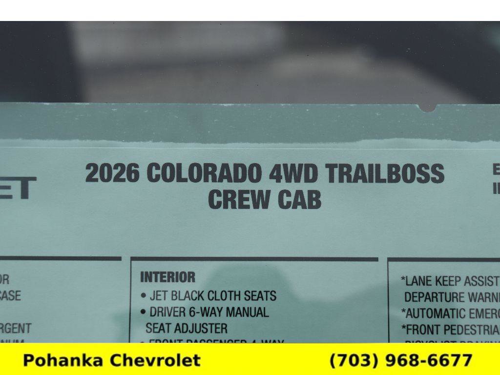 New 2026 Chevrolet Colorado Trail Boss image 32