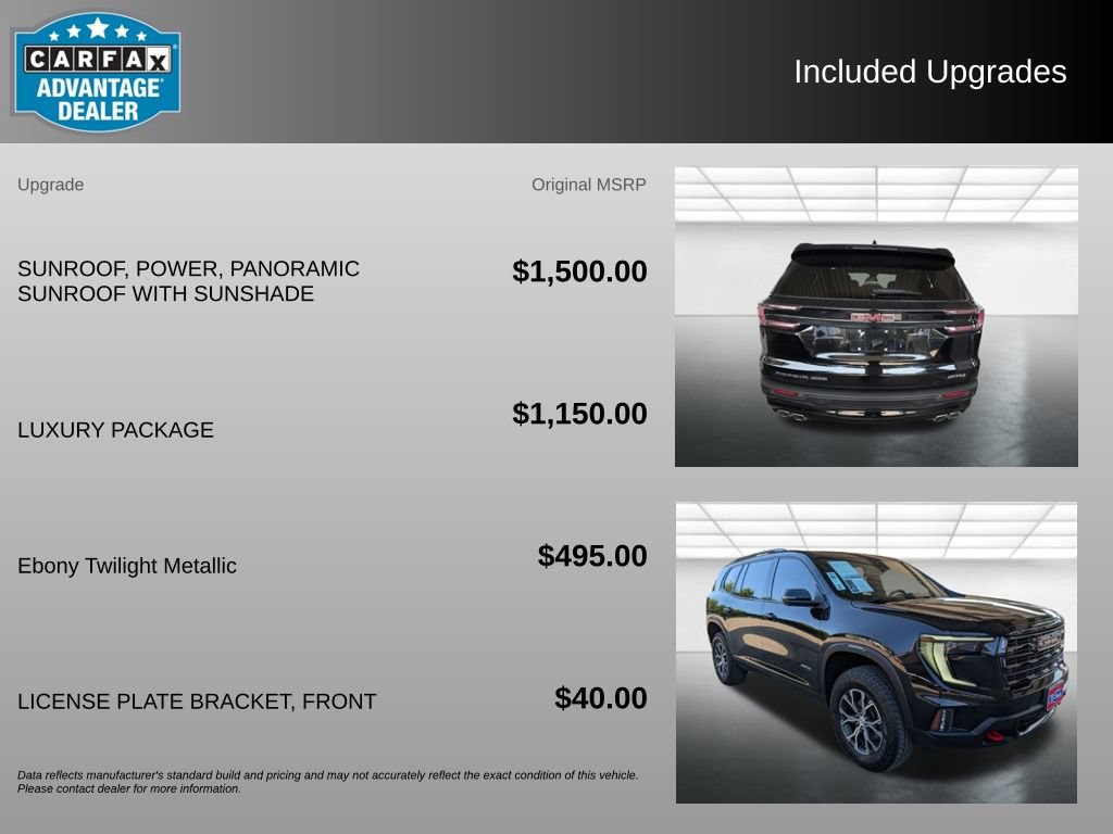 Used 2024 GMC Acadia AT4 w/ Luxury Package AWD/4WD image 3
