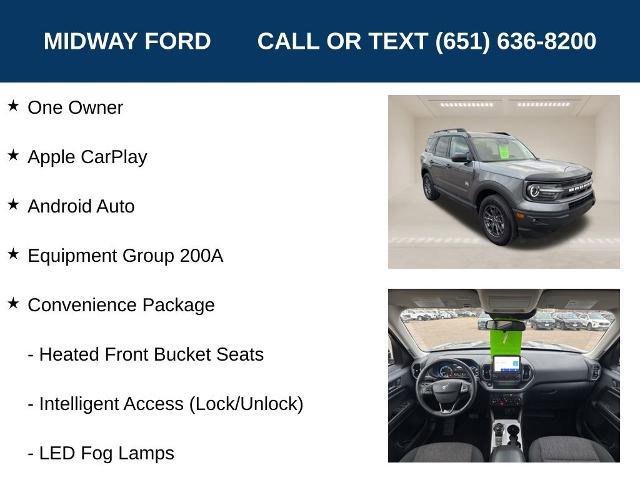 Certified 2023 Ford Bronco Sport Big Bend w/ Convenience Package image 7