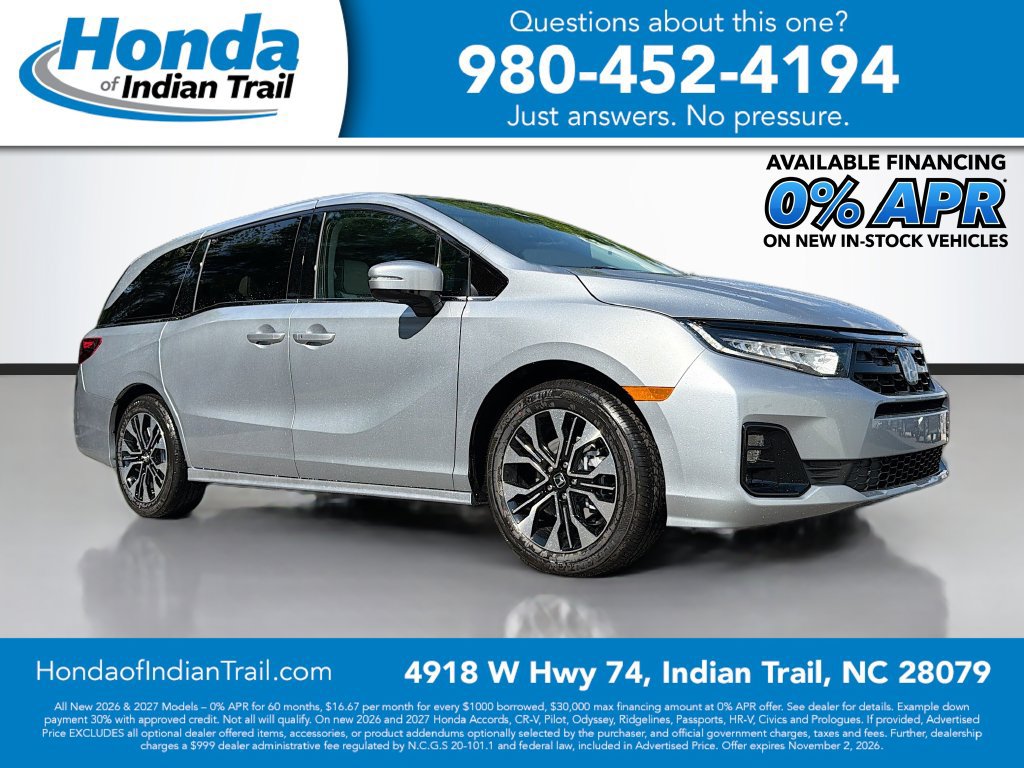 New 2026 Honda Odyssey Elite