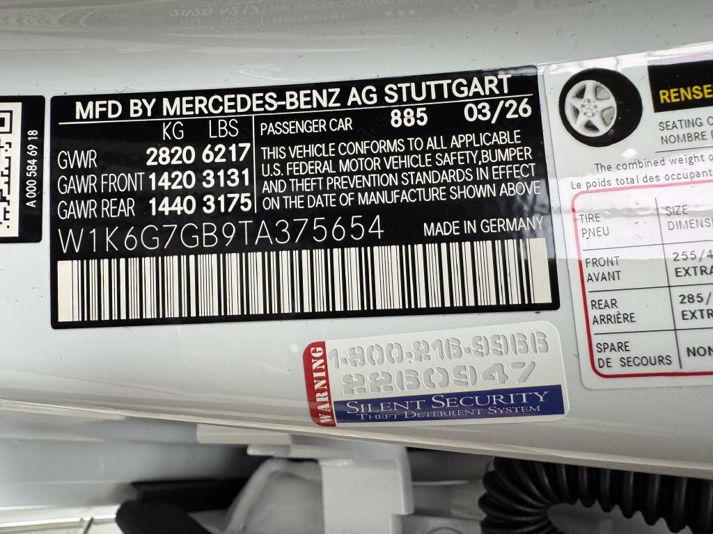 New 2026 Mercedes-Benz S 580 4MATIC Sedan image 30