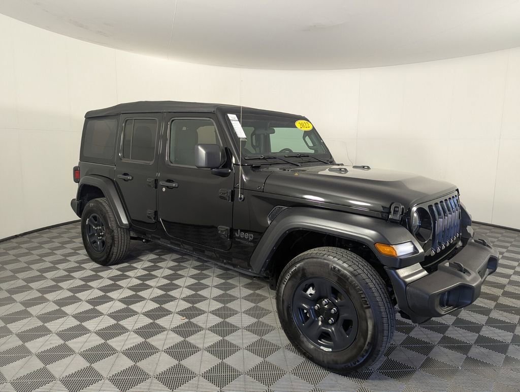 Certified 2022 Jeep Wrangler Unlimited Sport image 2