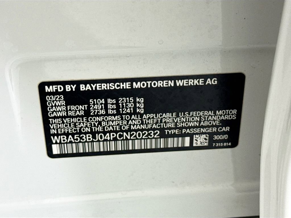 Used 2023 BMW 540i w/ Executive Package RWD image 34