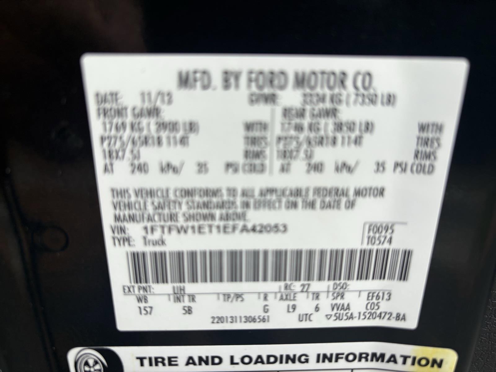 Used 2014 Ford F150 FX4 w/ Equipment Group 402A Luxury image 43