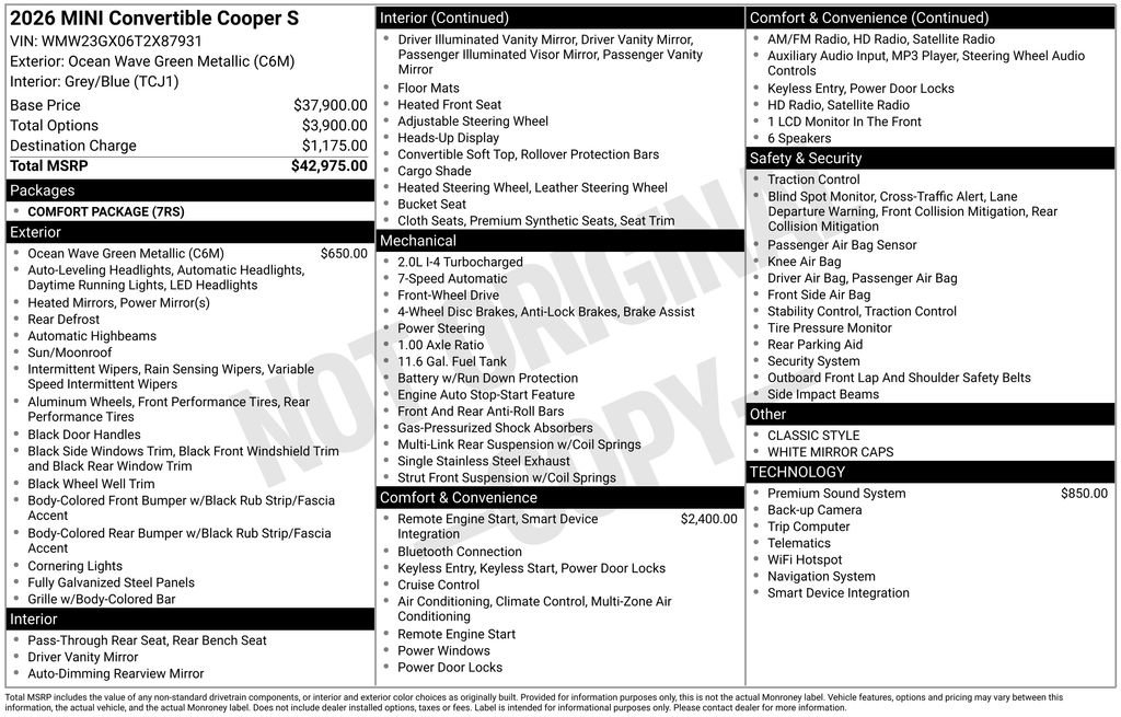 Used 2026 MINI Cooper S FWD image 11