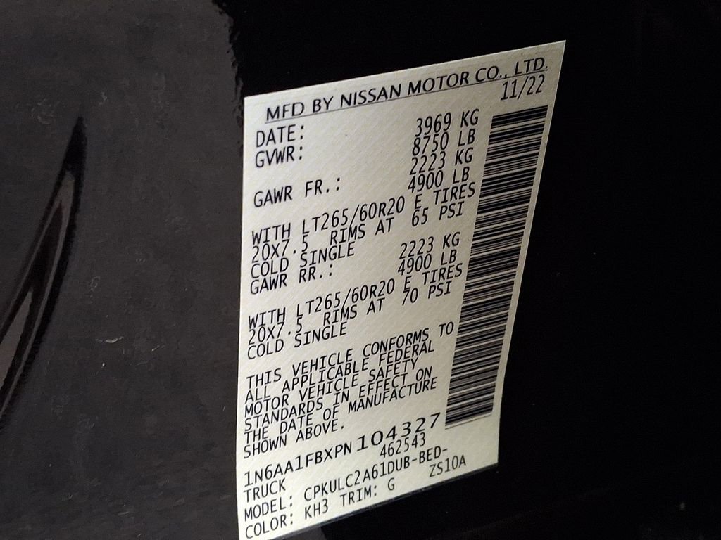 Certified 2023 Nissan Titan SV w/ SV Convenience Package image 26