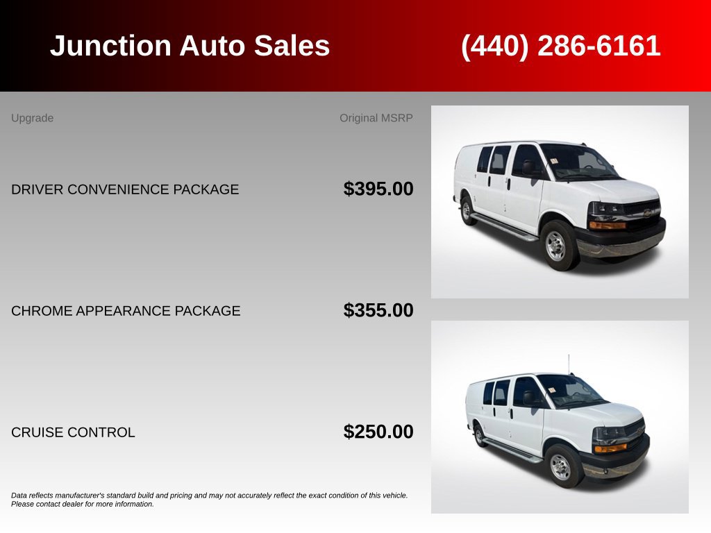 Used 2025 Chevrolet Express 2500 w/ Driver Convenience Package RWD image 5