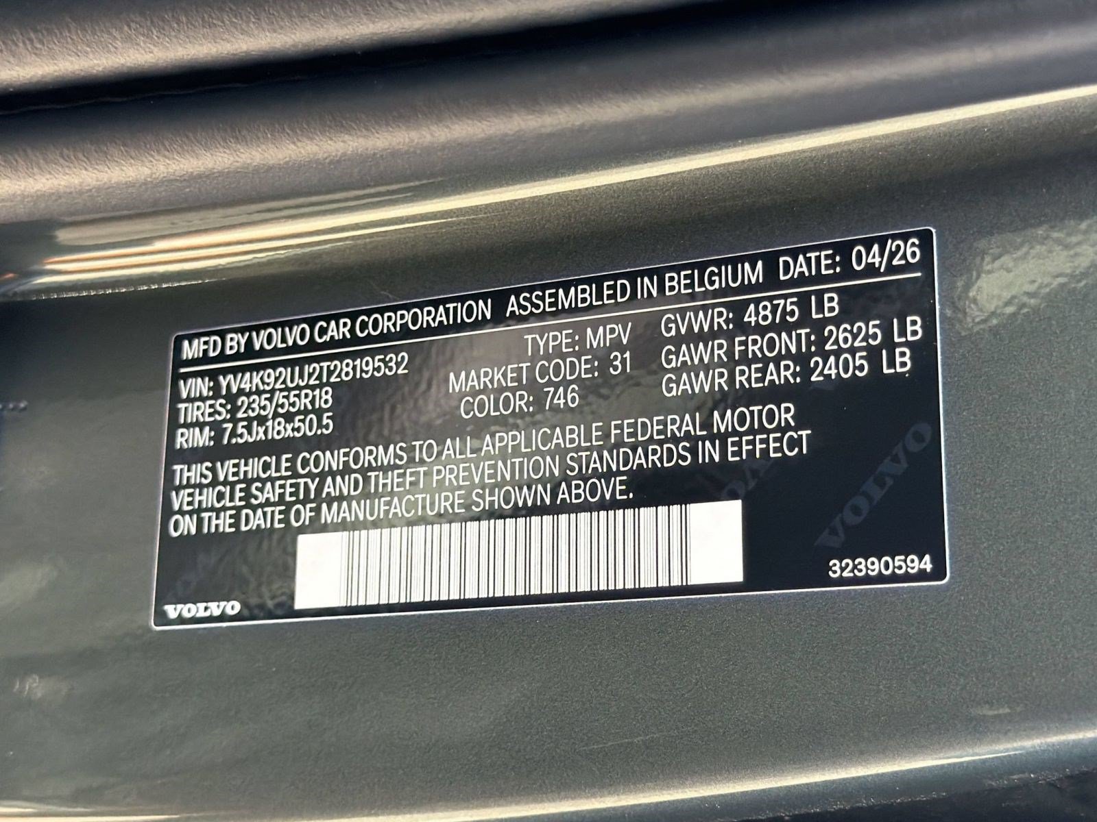 New 2026 Volvo XC40 B4 Core w/ Climate Package FWD image 27
