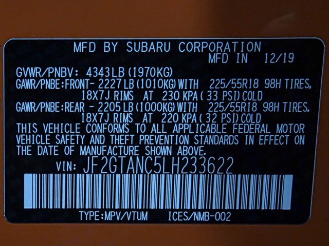 Used 2020 Subaru Crosstrek 2.0i Limited w/ Moonroof Package w/Navigation AWD/4WD image 42