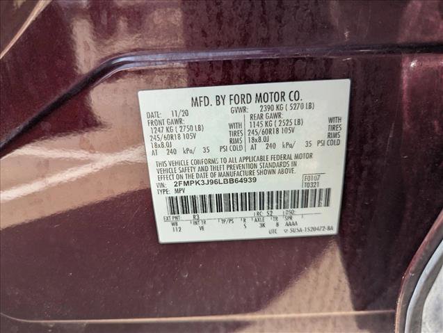 Used 2020 Ford Edge SEL w/ Convenience Package image 21