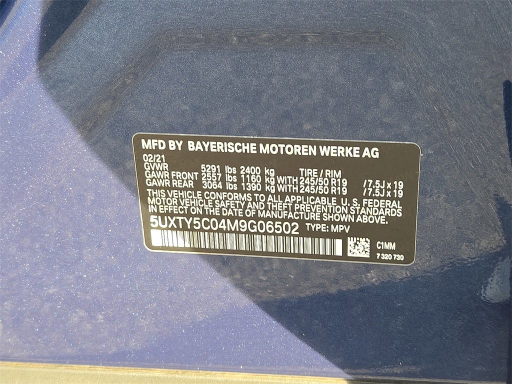 Used 2021 BMW X3 xDrive30i w/ Premium Package image 27