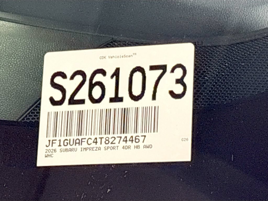 New 2026 Subaru Impreza 2.0i Sport AWD/4WD image 25