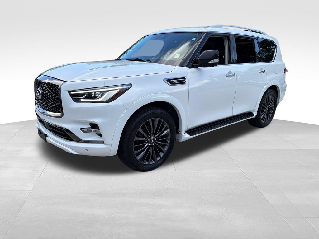 Used 2021 INFINITI QX80 Premium Select w/ Cargo Package AWD/4WD image 3
