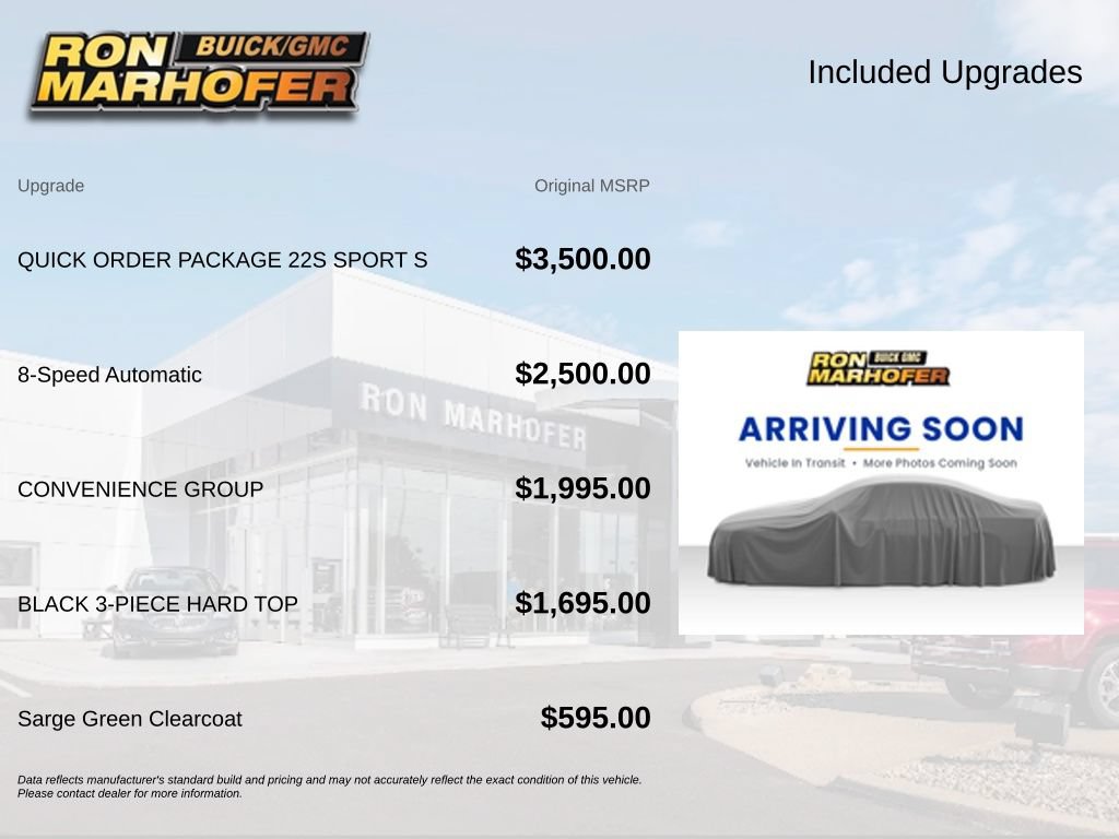 Used 2024 Jeep Wrangler Unlimited Sport AWD/4WD image 2