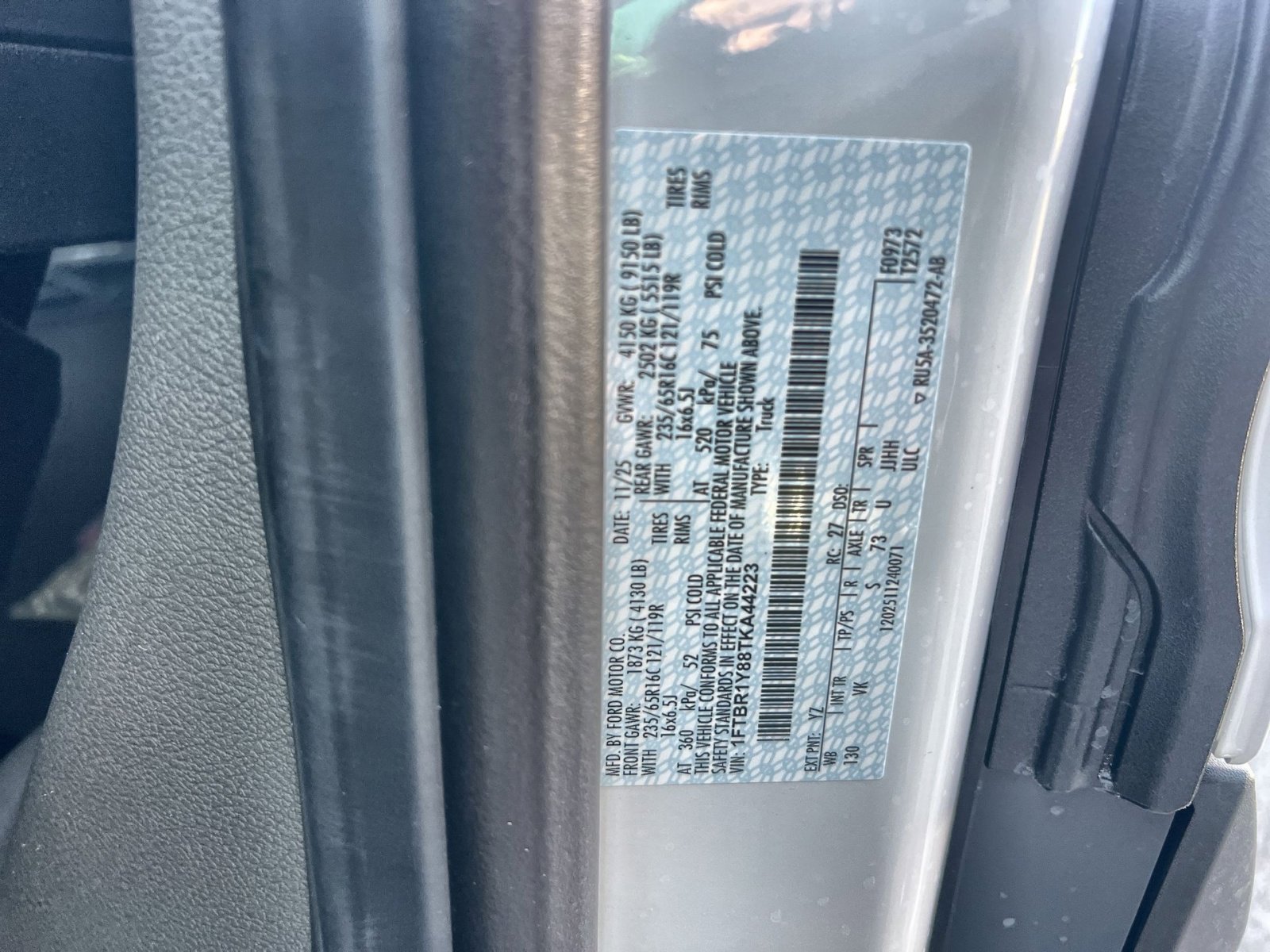 New 2026 Ford Transit 250 Low Roof w/ Load Area Protection Package image 26